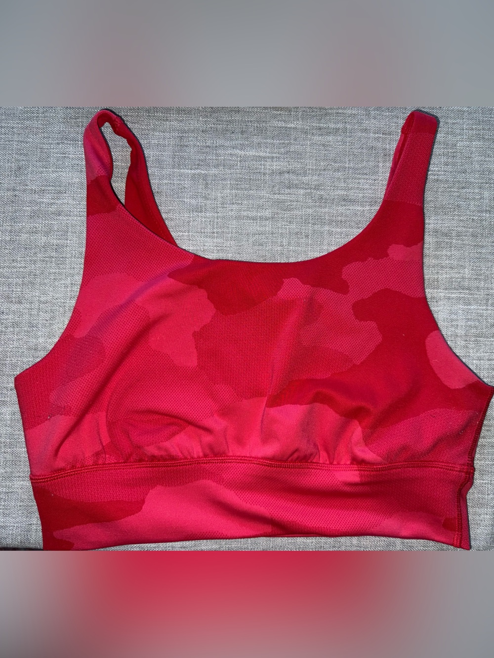 OFFLINE by Aerie Red Camo Longline Sports Bra | Size L❤️🩷